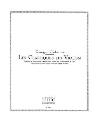 BEETHOVEN/CATHERINE CLASSIQUE VIOLON N0286 SONATE AU CLAIR DE LUNE:ADAGIO