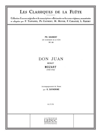 Menuet de Don Juan pour flute et piano