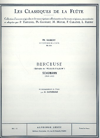 Berceuse pour flte et piano