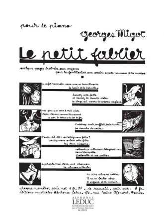 MIGOT PETIT FABLIER-N04 L'ATTELAGE SUAIT SOUFFLAIT ETAIT RENDU PIANO