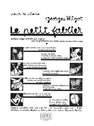 MIGOT PETIT FABLIER-N07:APPRENDS MOI DONC UNE CHANSON PIANO