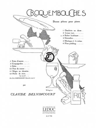 DELVINCOURT CROQUEMBOUCHES N01 OMELETTE AU RHUM PIANO