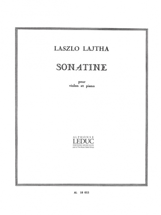 LAJTHA SONATINE VIOLON ET PIANO