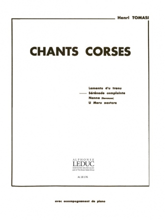 TOMASI CHANT CORSE N02 SERENADE COMPLAINTE CHANT ET PIANO