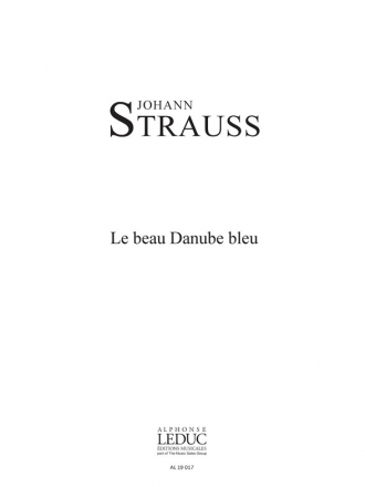 STRAUSS J./DARCIEUX BEAU DANUBE BLEU 2 VOIX EGALES ET PIANO