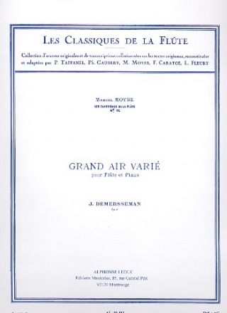 Grand Air vari op.3 pour flte et piano