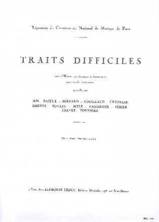 Traits difficiles vol.1 pour cor