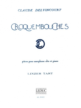 DELVINCOURT CROQUEMBOUCHES LINZER TART SAXOPHONE MIB ET PIANO