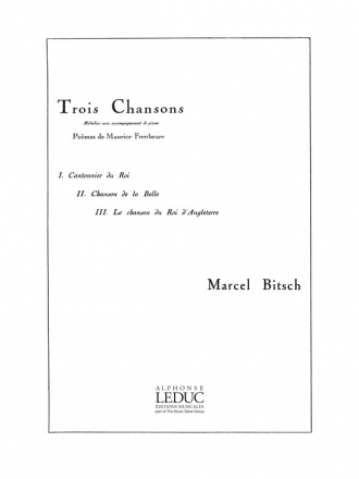 3 Chansons pour chant et piano