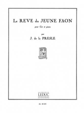 PRESLE DE LA. REVE DU JEUNE FAON COR ET PIANO