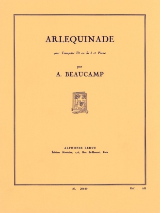 BEAUCAMP ARLEQUINADE TROMPETTE ET PIANO