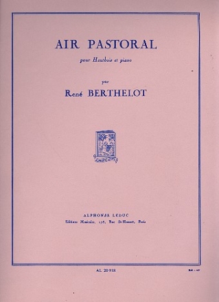 Air pastoral pour hautbois et piano