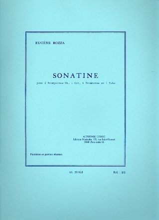 Sonatine pour 2 trompettes, cor, trombone et tuba partition et parties