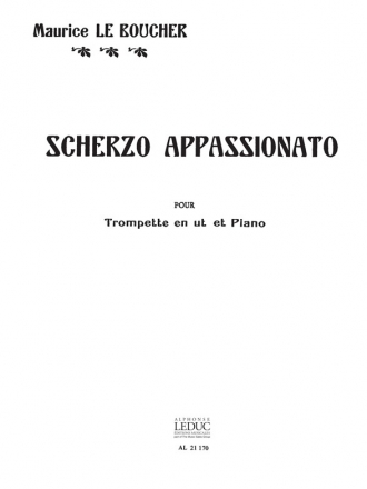 LE BOUCHER SCHERZO APPASSIONATO TROMPETTE ET PIANO