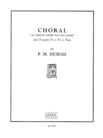 La vieille Anne s'en est alle (Choral) pour trompete en ut ou sib et piano