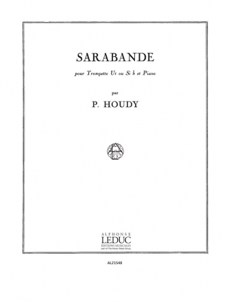 HOUDY SARABANDE TROMPETTE UT OU SIB ET PIANO