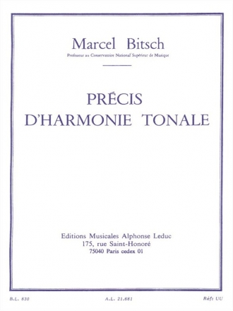 Prcis d'harmonie tonale