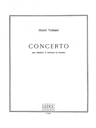 TOMASI CONCERTO(HAUTBOIS ORCHESTRE DE CHAMBRE) HAUTBOIS ET PIANO