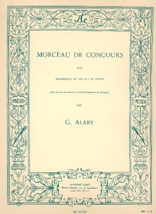 Morceau de concours pour trompette ut (sib) et piano