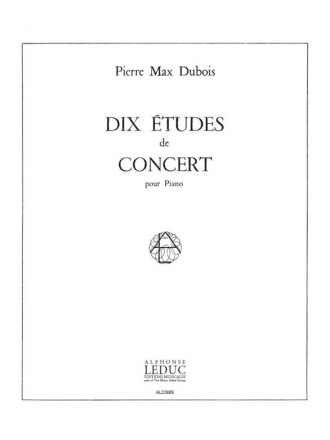 DUBOIS P.M. 10 ETUDES DE CONCERT N09 PIANO