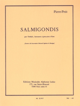 PETIT P. SALMIGONDIS TIMBALES PERCUSSIONS ET PIANO