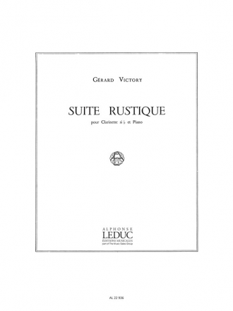 VICTORY SUITE RUSTIQUE CLARINETTE SIB ET PIANO