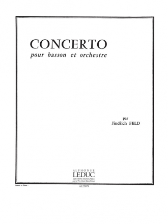 FELD CONCERTO (BASSON ET ORCHESTRE) BASSON ET PIANO