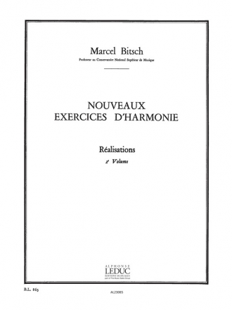 BITSCH NOUVEAUX EXERCICES D'HARMONIE VOLUME 2:REALISATIONS BL863