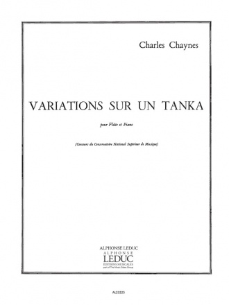 CHAYNES VARIATIONS SUR UN TANKA FLUTE ET PIANO