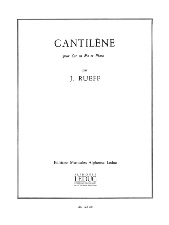 RUEFF CANTILENE COR EN FA ET PIANO