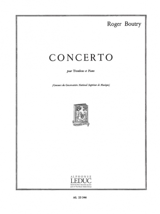 BOUTRY CONCERTO TROMBONE ET PIANO