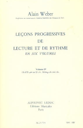 Lecons progressives de lecture de rythme vol.4