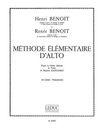 BENOIT R. METHODE ELEMENTAIRE D'ALTO VOLUME 1