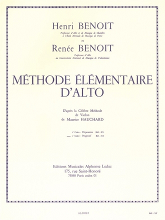 BENOIT R. METHODE ELEMENTAIRE D'ALTO VOLUME 2