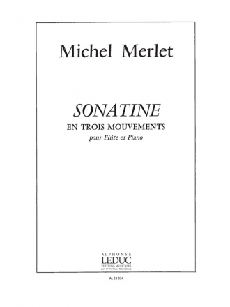 MERLET SONATINE EN 3 MOUVEMENTS FLUTE ET PIANO