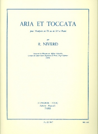 Aria et toccata pour trompette et piano