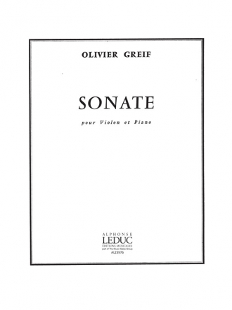 GREIF SONATE VIOLON ET PIANO