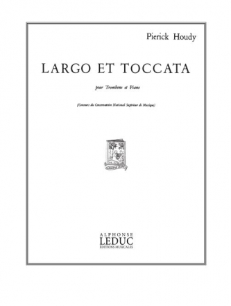 HOUDY LARGO ET TOCCATA TROMBONE ET PIANO