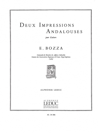 BOZZA 2 IMPRESSIONS ANDALOUSES GUITARE