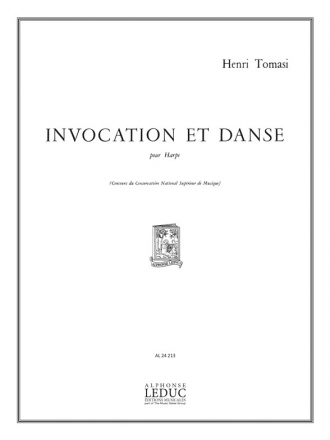 TOMASI INVOCATION ET DANSE HARPE