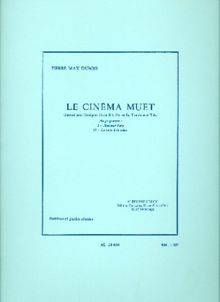 Le cinma muet pour trompette, cor, trombone et tuba partition et parties