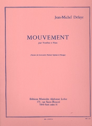 Mouvement pour trombone et piano