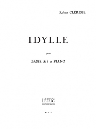 CLERISSE IDYLLE SAXHORN BASSE SIB ET PIANO