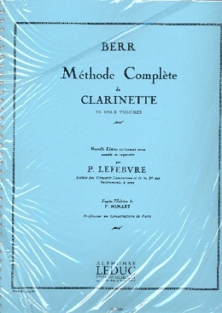 Mthode vol.1 et 2 pour clarinette