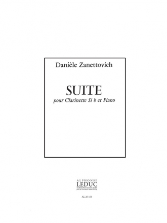 ZANETTOVICH SUITE CLARINETTE SIB ET PIANO