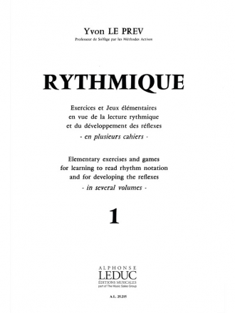 LE PREV RYTHMIQUE VOLUME 1