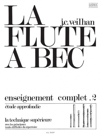 VEILHAN FLUTE A BEC VOLUME 2