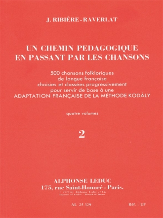 RIBIERE-RAVERLAT CHEMIN PEDAGOGIQUE EN PASSANT PAR LES CHANSONS VOLUME 2