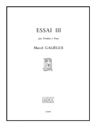 GALIEGUE ESSAI 3 TROMBONE ET PIANO