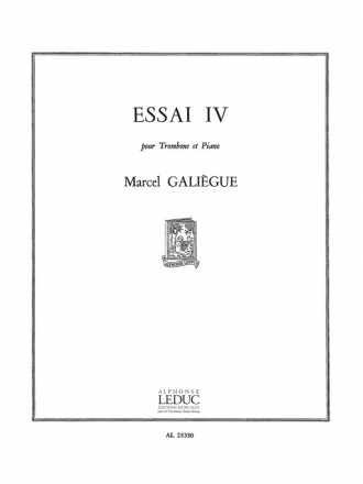 GALIEGUE ESSAI 4 TROMBONE ET PIANO